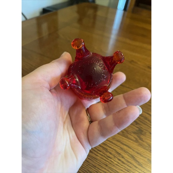 Guernsey Saratoga Indian Chief Toothpick Holder Ruby Glass 1903 Pittsburgh - Picture 14 of 14